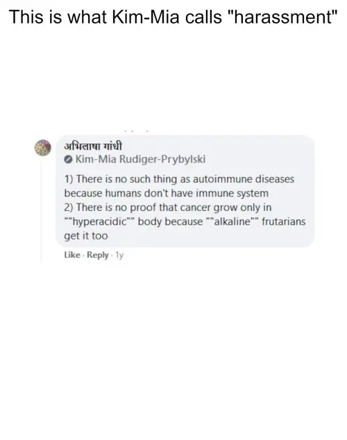 Kim Mia follow-up evidence screenshot, part 9
