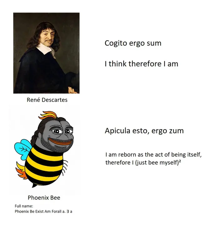 Phoenix Bee Descartes meme