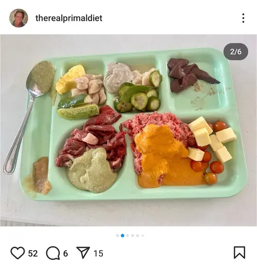 Screenshot of Sam eating a whole cucumber
