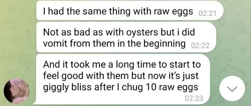 Sara oyster detox testimonial screenshot 3
